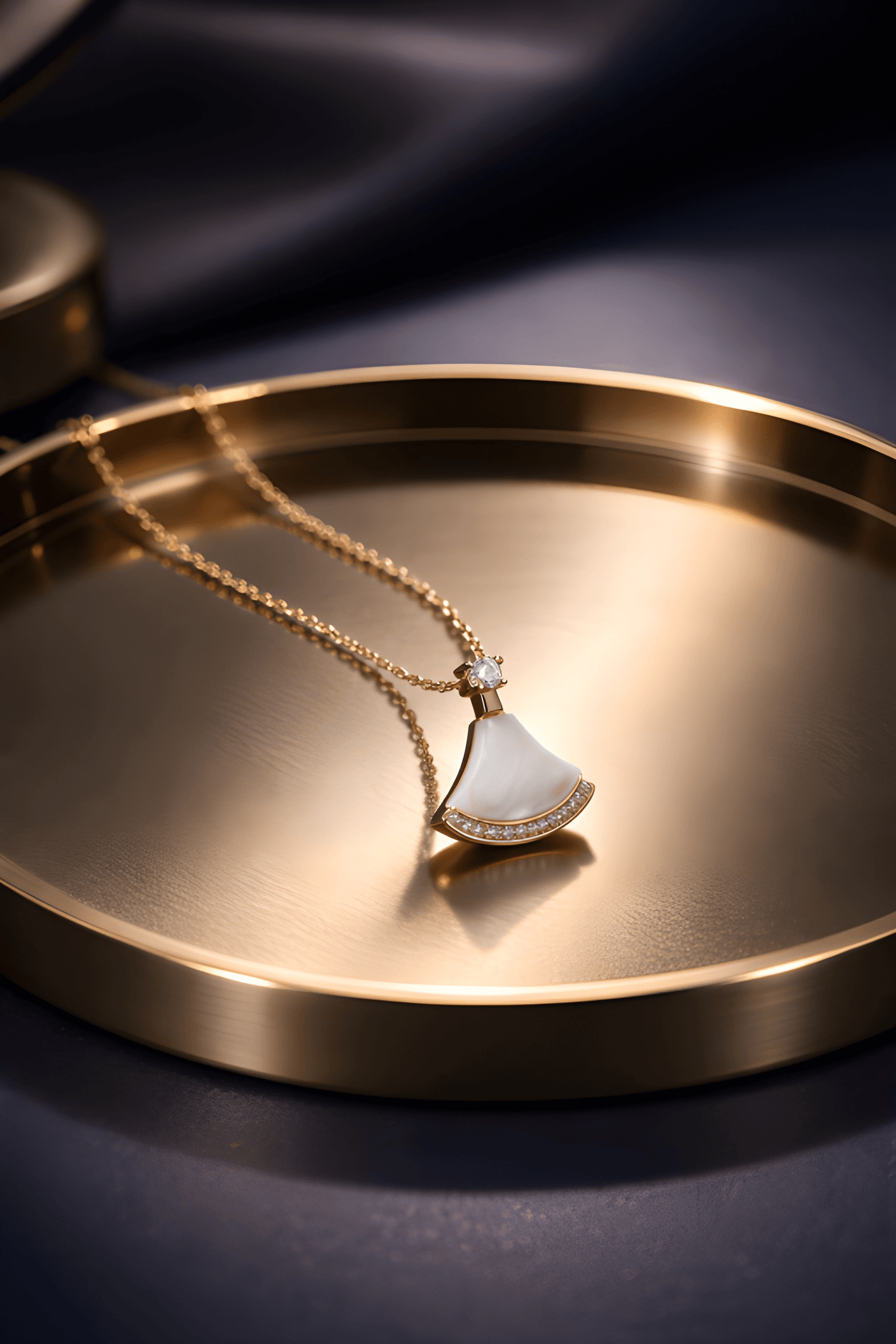 The Palais Fan Necklace