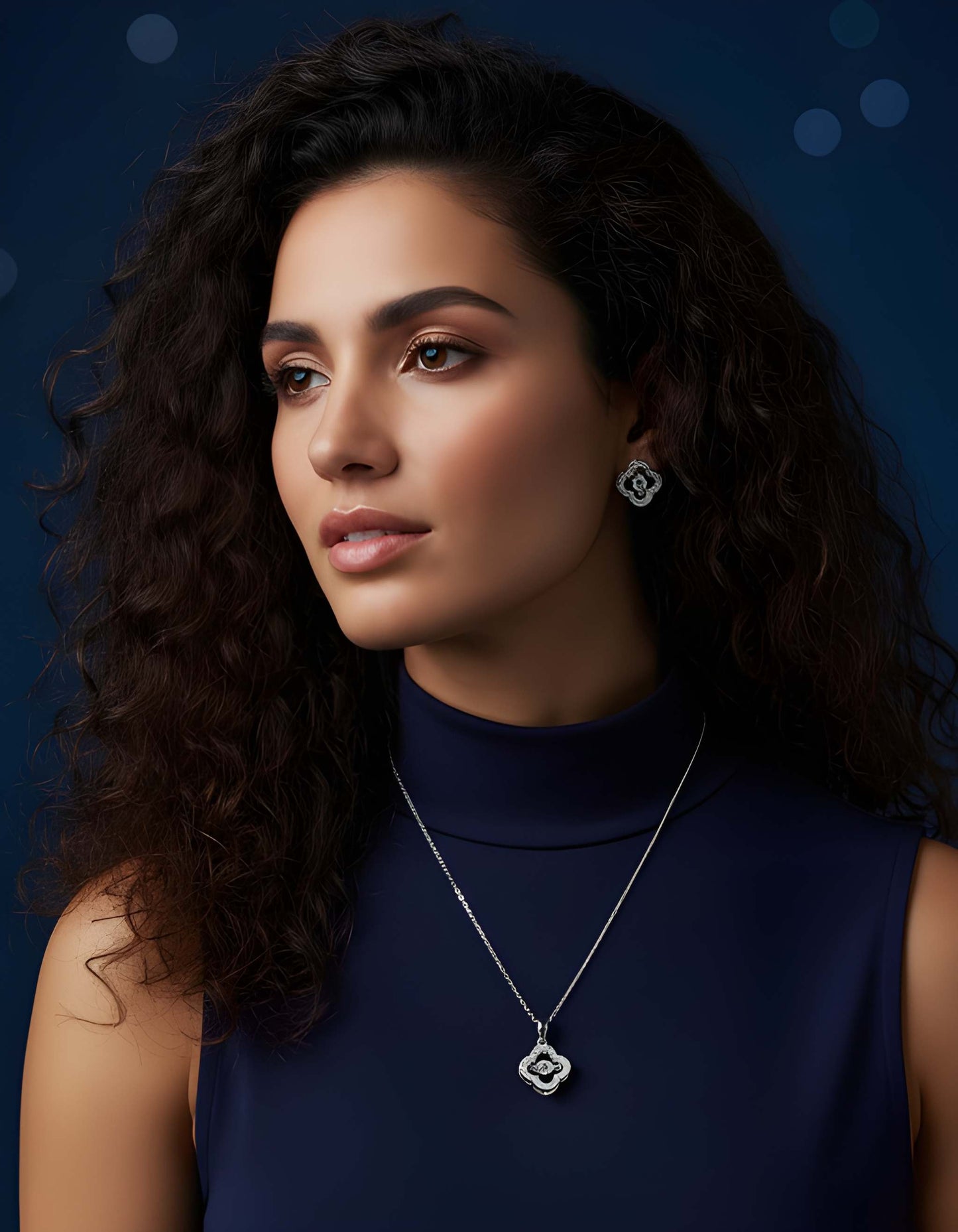 L’Ensemble Éclat d’Argent — Silver Sparkle Quatrefoil